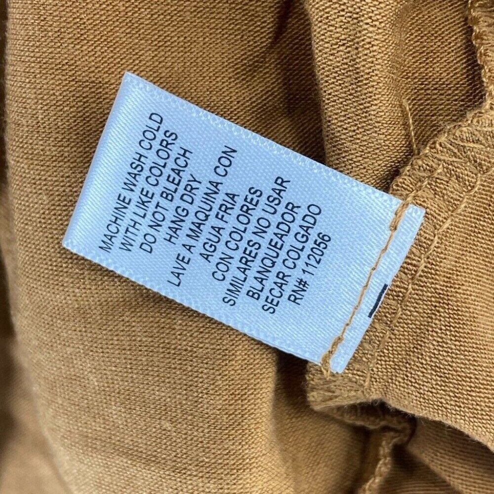 Zenana Premium Camel Brown V-Neck Short Sleeve Jersey T-Shirt Midi Dress 2X NEW - Picture 9 of 9